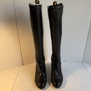 Ariat Heritage Field Womens 8 Equestrian Tall Riding Boots Leather Pulls *READ*